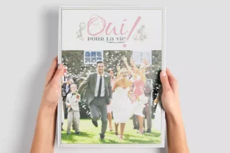 Album photo d'un mariage